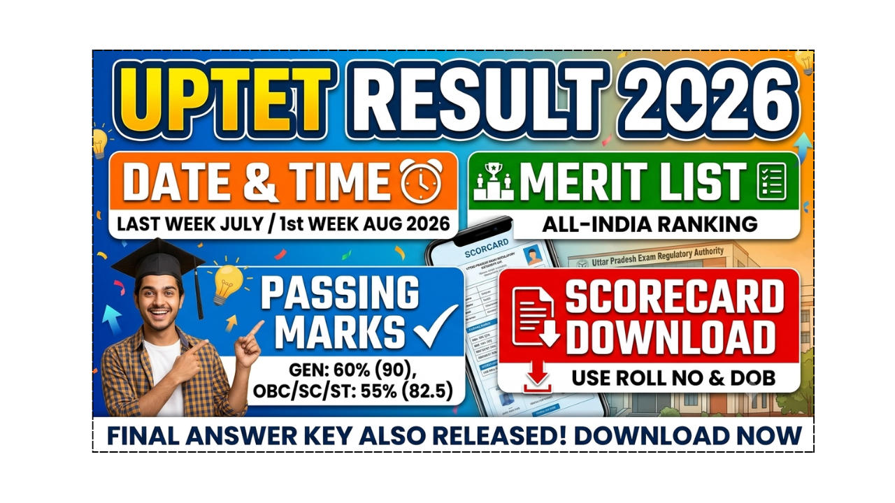 UPTET Result 2026