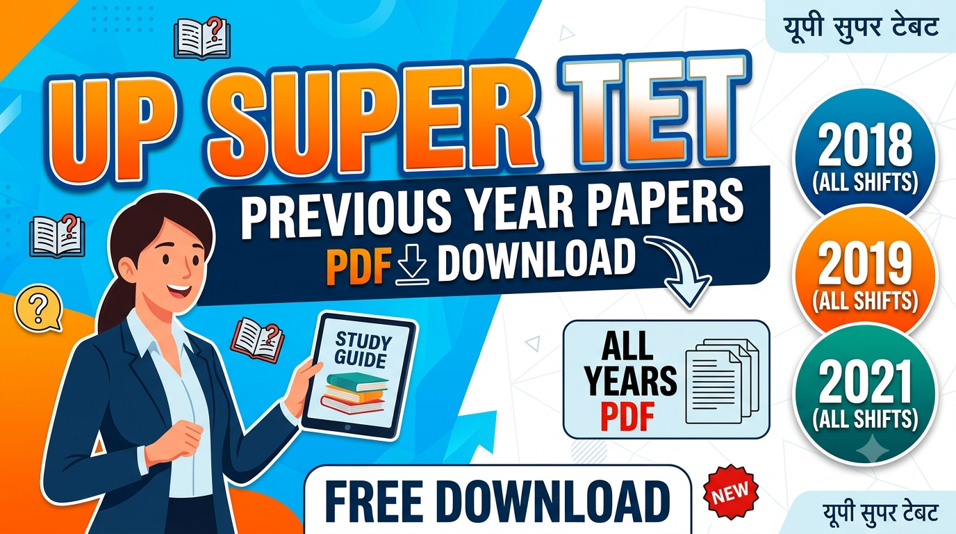UP Super TET Previous Year Paper PDF