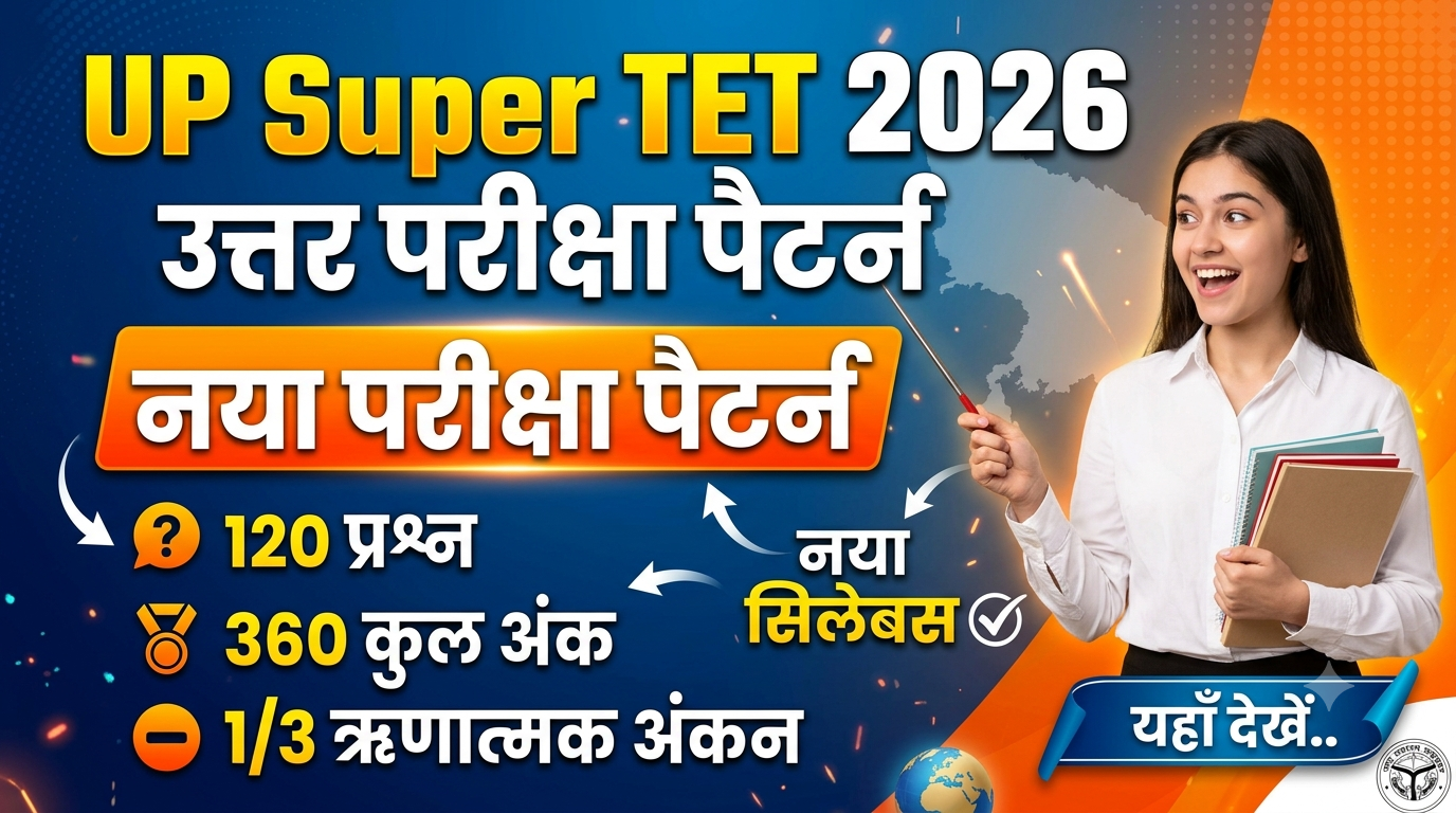 UP Super TET New Exam Pattern 2026