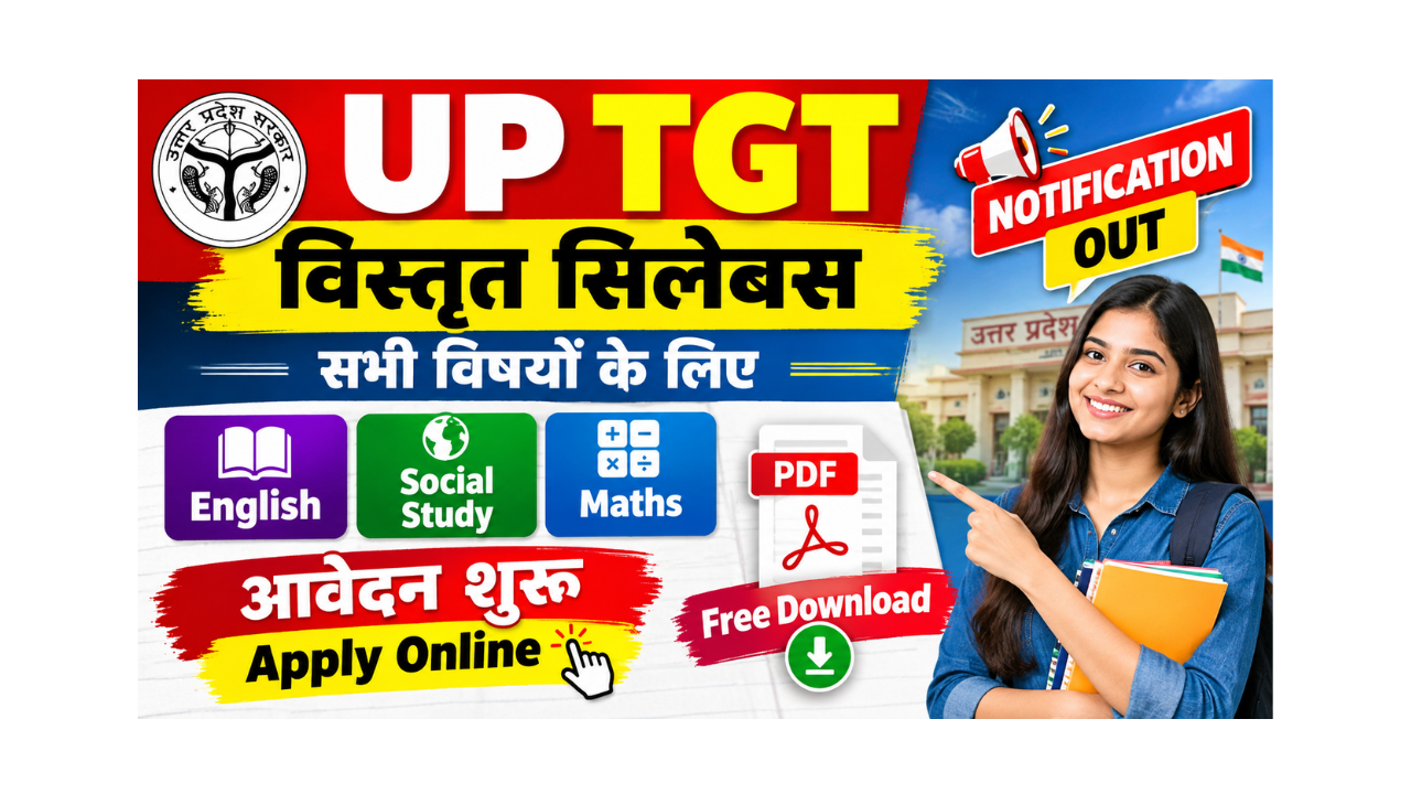 UP TGT Detailed Syllabus 2026